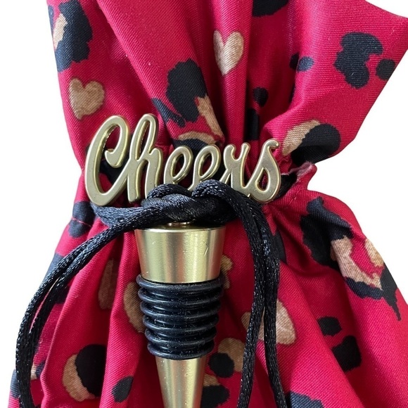 NIB Wine bag & Stopper - Animal print - Picture 2 of 3